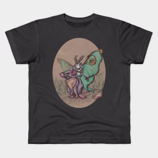 Lucerna and her Trusty Steed Kids T-Shirt